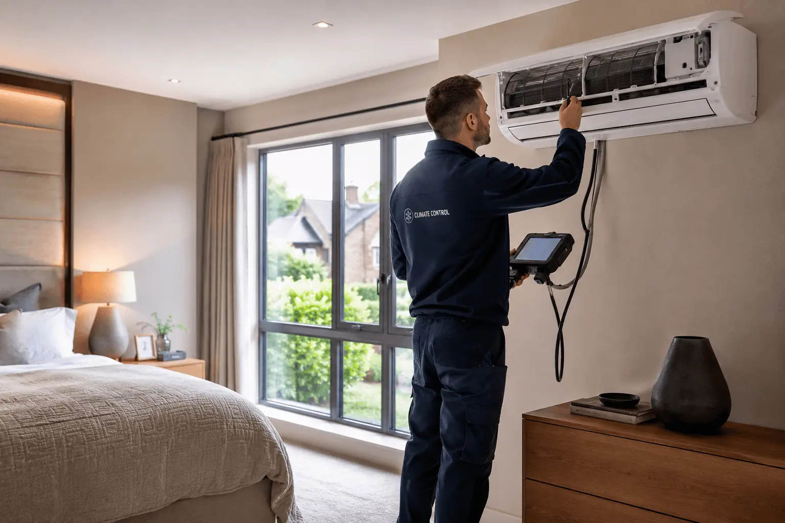 Bedroom air conditioning unit